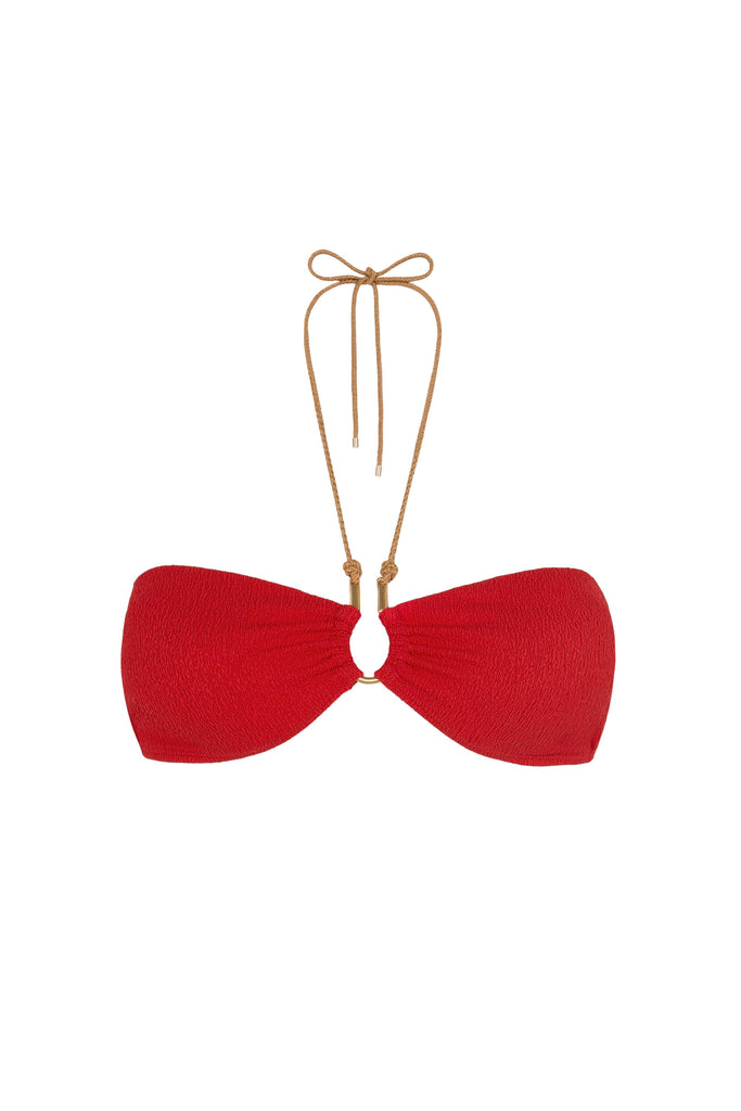 Leeza Bandeau Top (exchange only) - Red Pepper