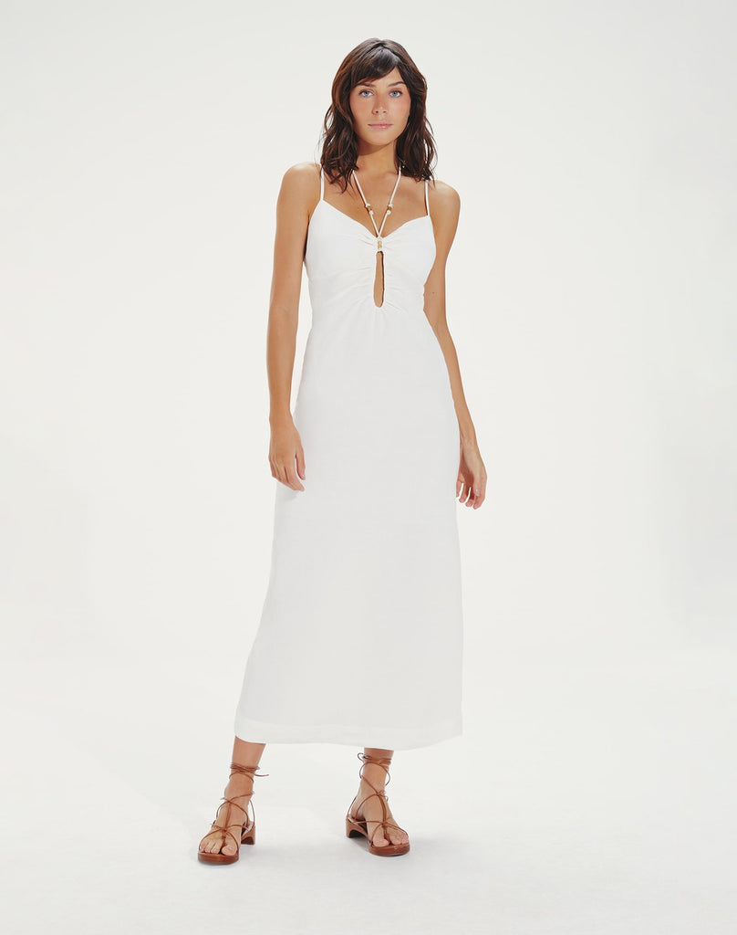 Topshop knot clearance front dress