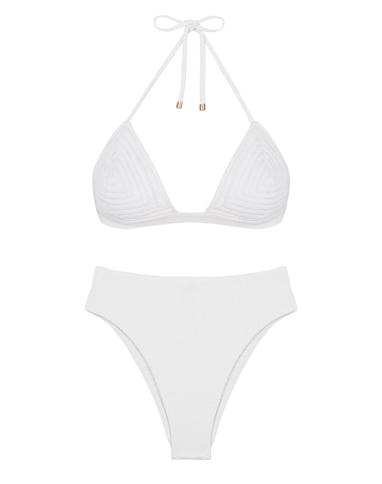 Firenze Emily Neo Slim Tri Top - White S