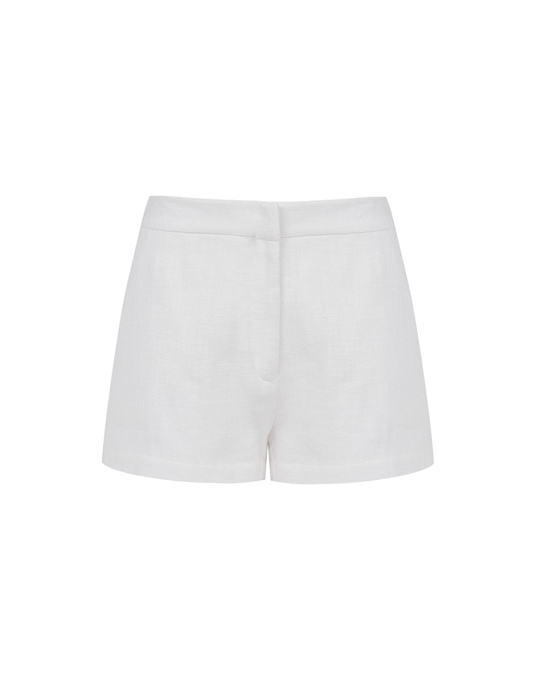 Giu Tailored Shorts - Off White XS