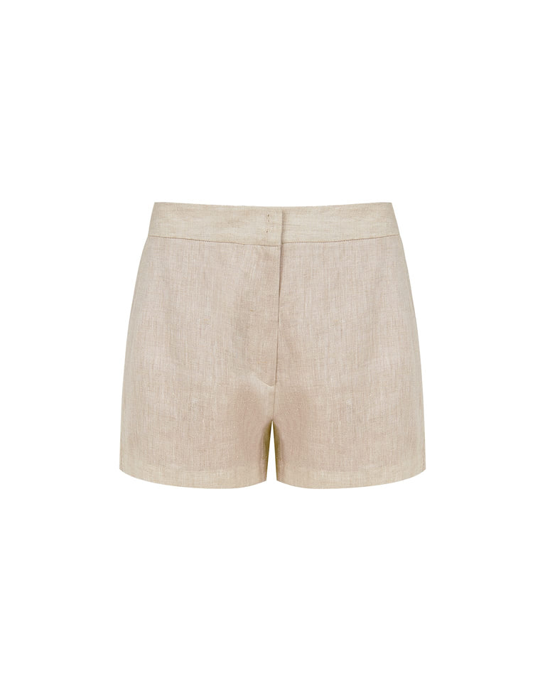 Giu Tailored Shorts - Natural XS