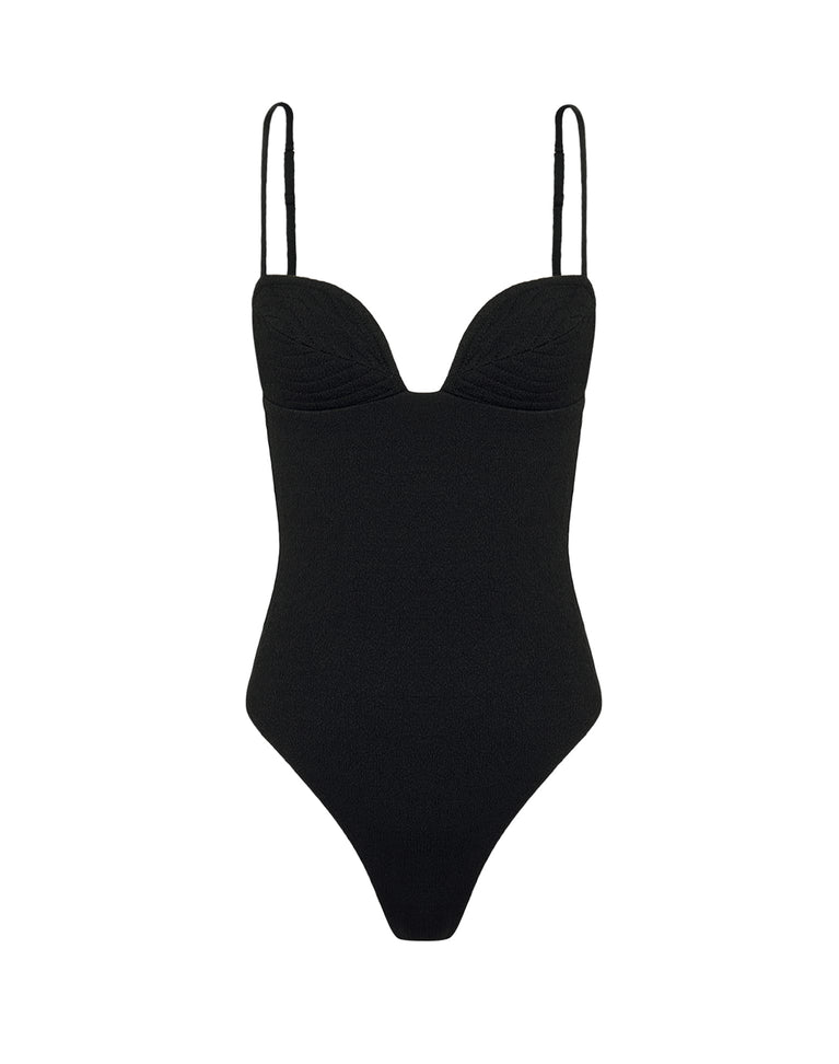 Firenze Emily Gabi One Piece - Black Brazilian / XS