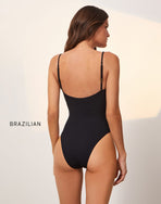 Firenze Emily Gabi One Piece - Black Brazilian / XS