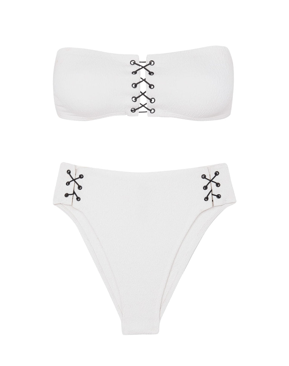 Firenze Blair Gigi Hot Pant Bottom - White Brazilian / XS