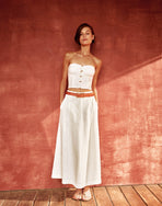 Emilia Strapless  Top - Off White XS