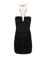 Kalina Short Dress - Black XS