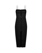 Rubia Midi Dress - Black XS