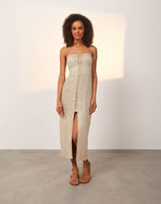 Rubia Midi Dress - Natural XS