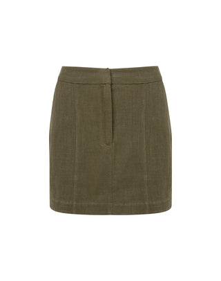 Calla Mini Skirt - Evergreen XS