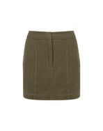 Calla Mini Skirt - Evergreen XS