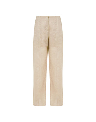 Whitney Tailored Pants - Natural XS