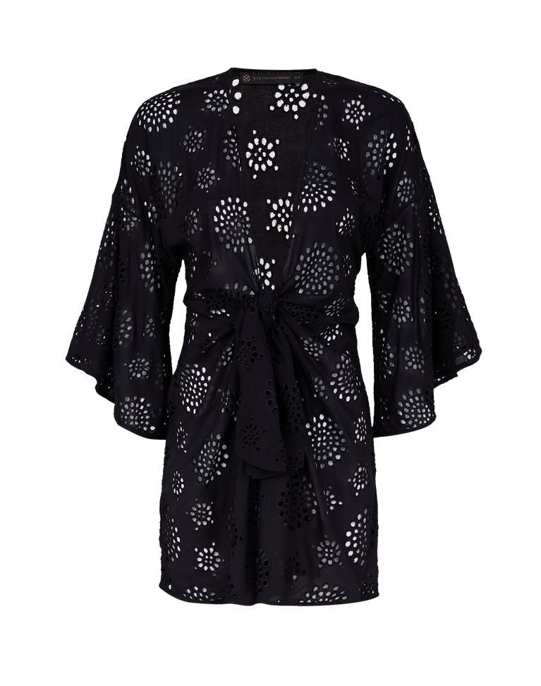 Perola Knot Short Cover Up - Black