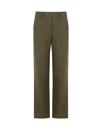 Giulia Tailored Pants - Evergreen