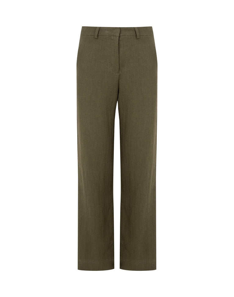 Giulia Tailored Pants - Evergreen XS