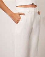 Giulia Tailored Pants - Off White XS