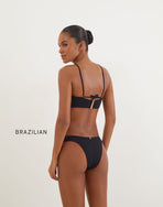 Firenze Callie Bandeau Top - Black