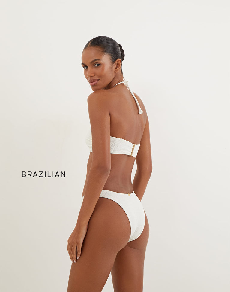 Firenze Callie Bandeau Top - White