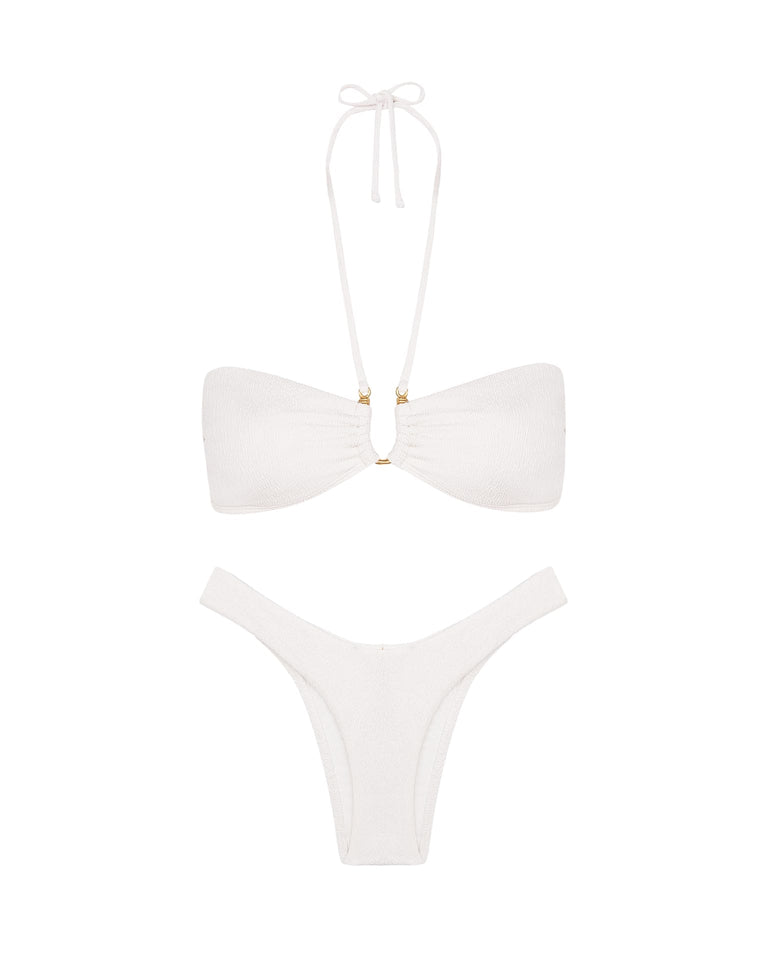 Firenze Callie Bandeau Top - White