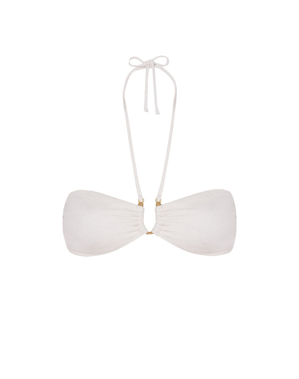 Firenze Callie Bandeau Top - White