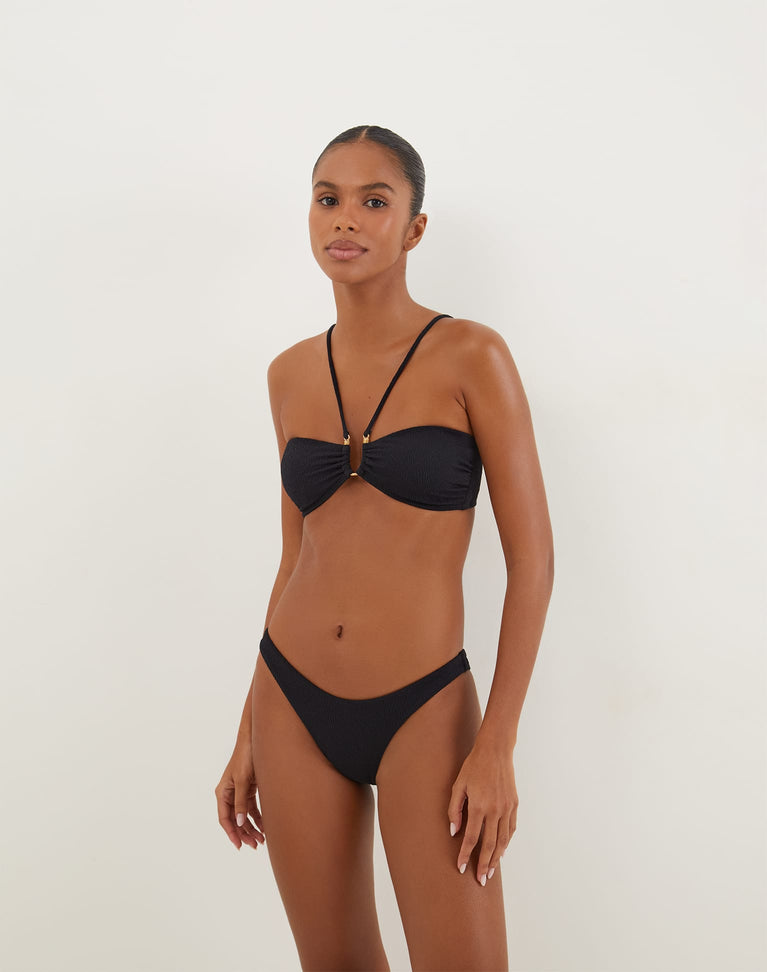 Firenze Callie Bandeau Top - Black