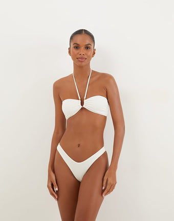 Firenze Callie Bandeau Top - White