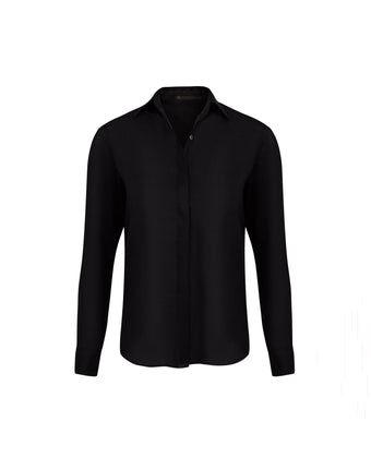 Jaque Long Sleeve Blouse (exchange only) - Black