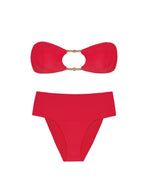 Jessica Hot Pant Bottom - Red Poppy