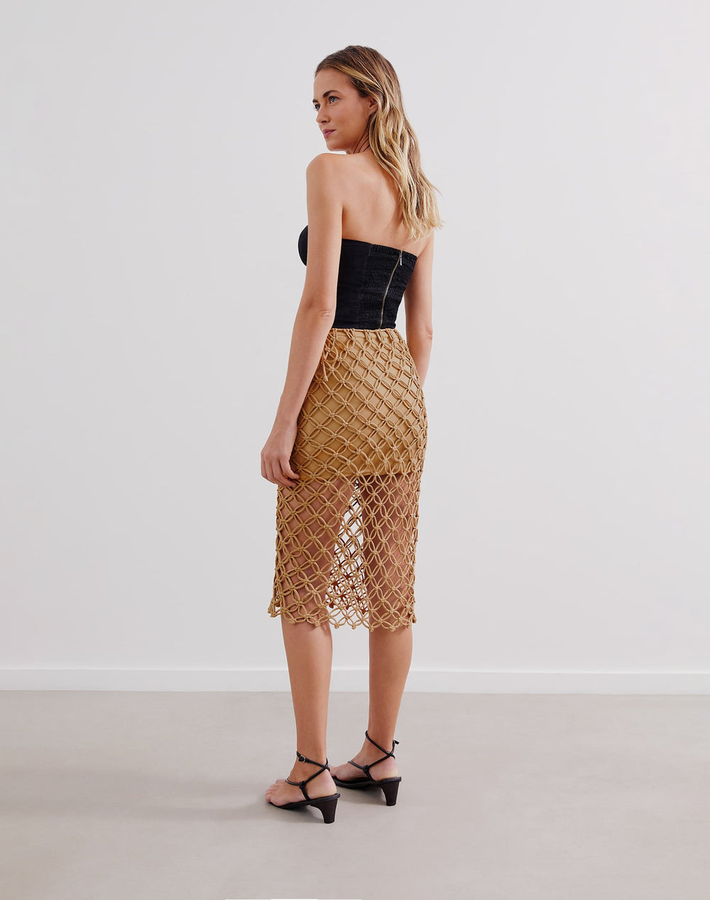 Kim Midi Skirt (exchange only) - Walnut