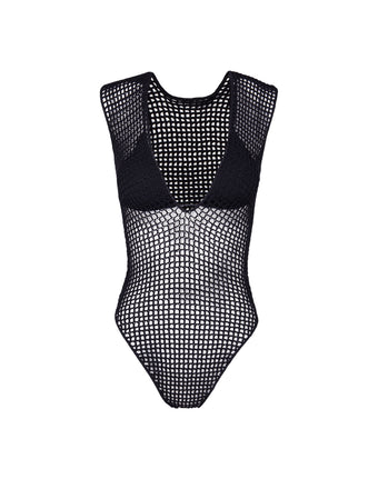 Knit Noah Bodysuit - Black