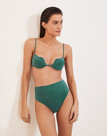 Padded underwired bikini top Luxe Cup E + for €29.99 - Perfect Plunge -  Hunkemöller