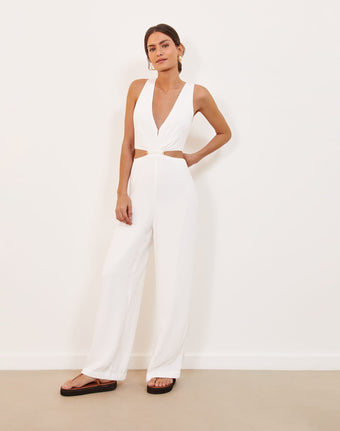 Nayara Detail Jumpsuit - Off White