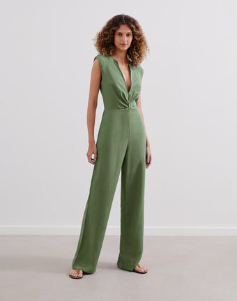 Raika Detail Jumpsuit (exchange only) - Aspen