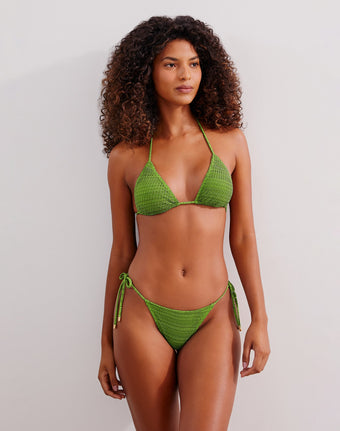 Mesh Tie Side Bottom - Acid Green