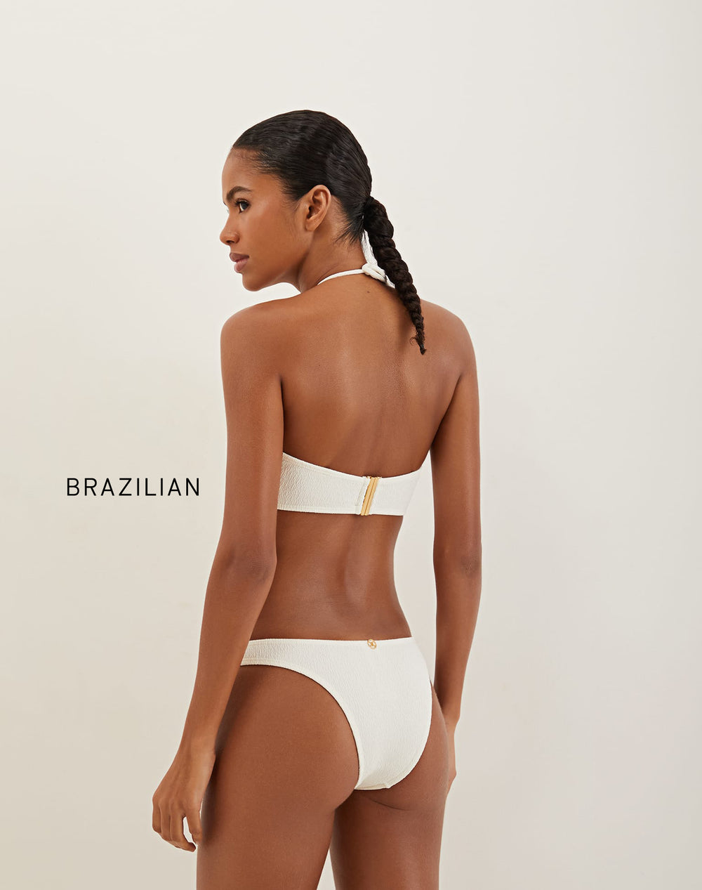 Firenze Cleo Bottom - White Brazilian / XS