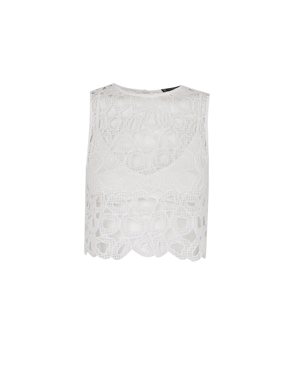 Eyelet Joelle Short Blouse - Off White XS