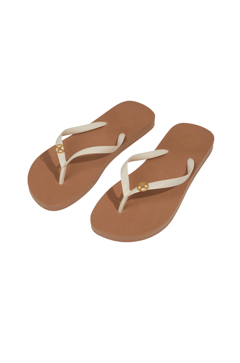 Eria Flip Flops - Caramel 10