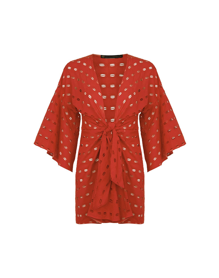 Eyeley Perola Caftan - Ruby XS