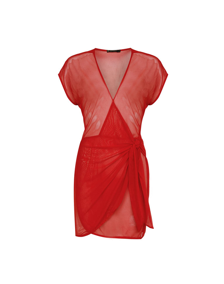 Emily Dress Coverup - Ruby XS