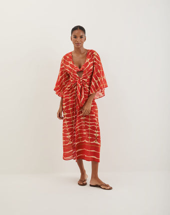 Perola Long Caftan - Agni