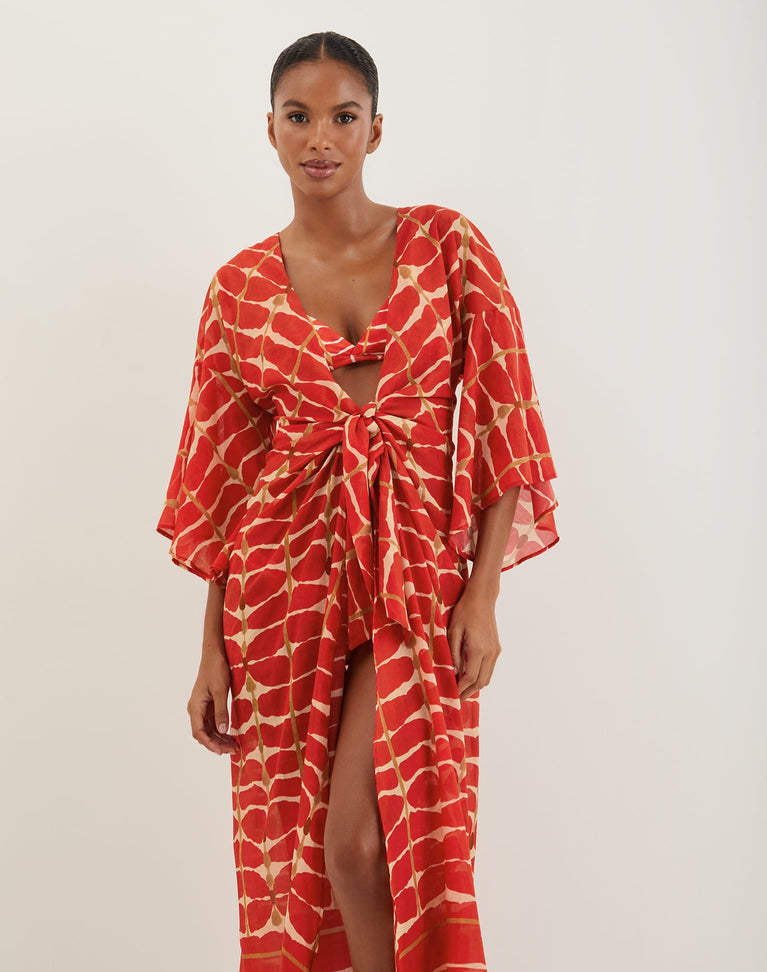 Perola Long Caftan - Agni XS