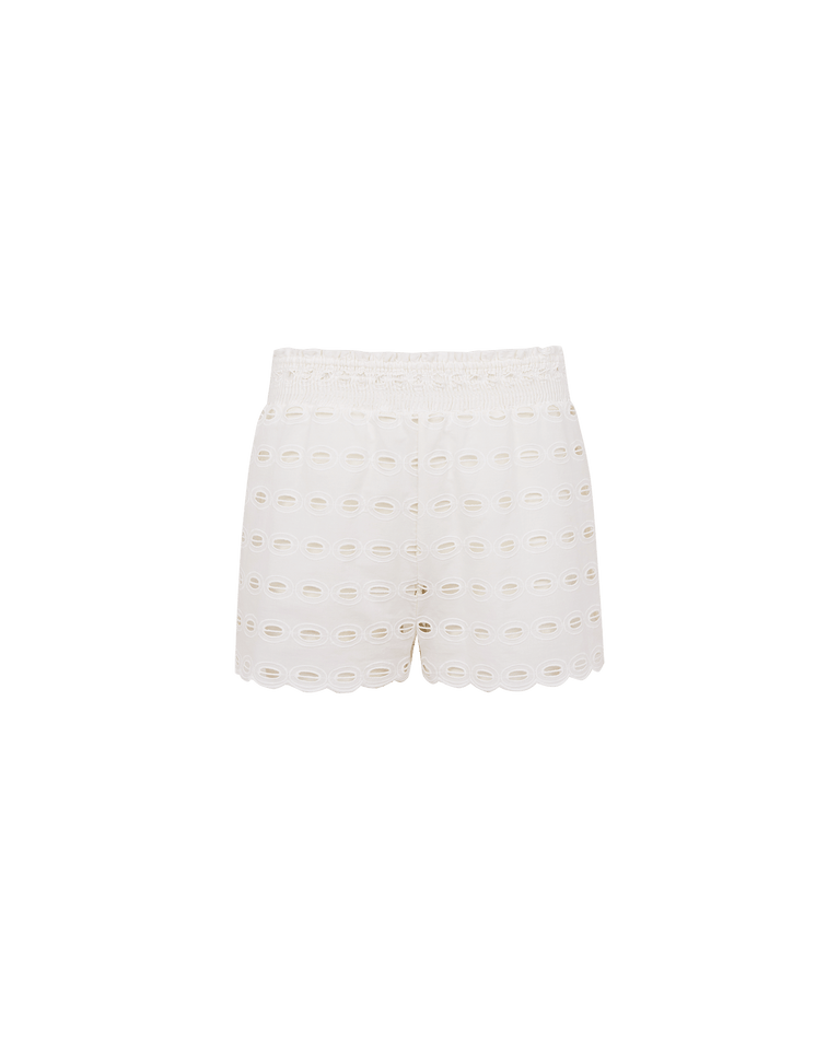 Eyelet Babi Short - Off White XS