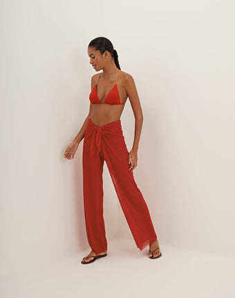 Pareo Pants - Ruby