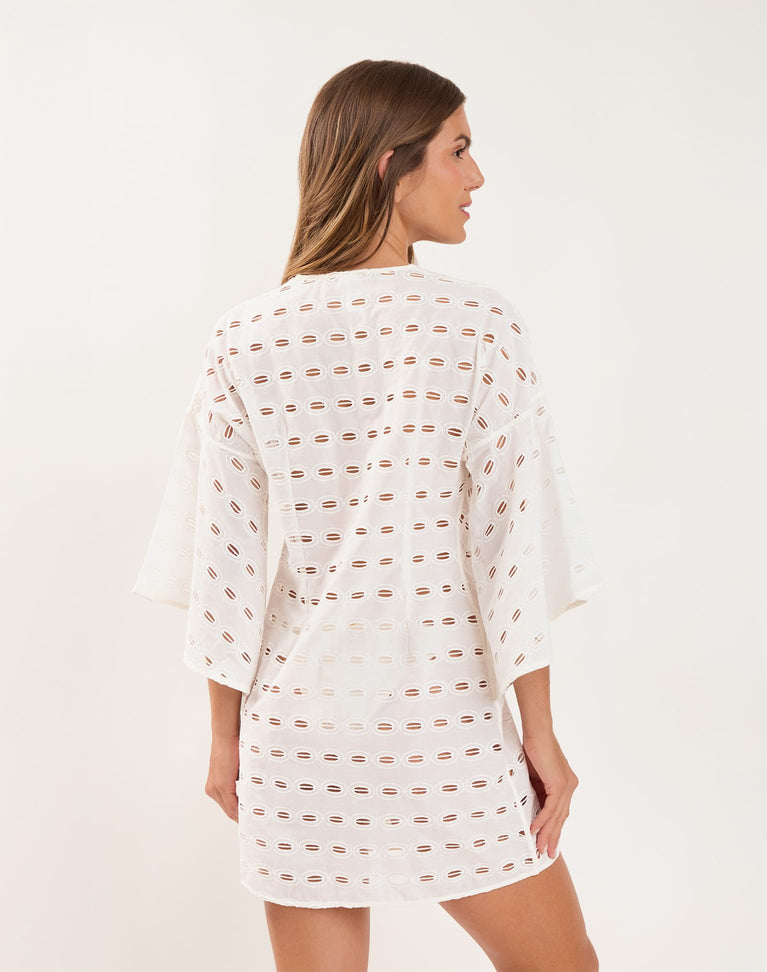 Perola Caftan Coverup - Off White XS