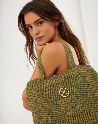 Pyramid Bag - Green