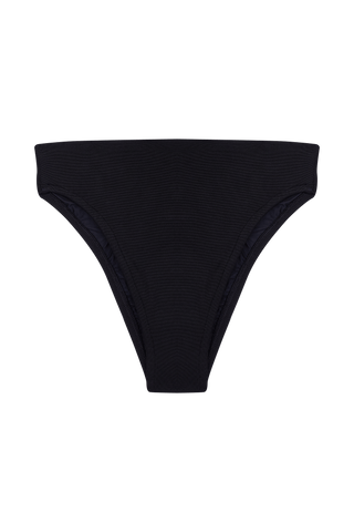 Knit Gigi Hot Pant Bottom - Black