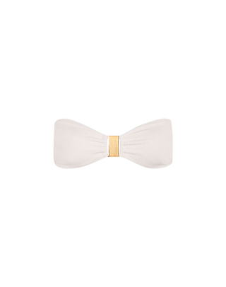 Firenze Becky Bandeau Top - White S