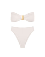 Firenze Becky Bandeau Top - White S