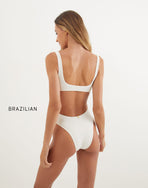 Firenze Becky Mayra One Piece - White Brazilian / XS