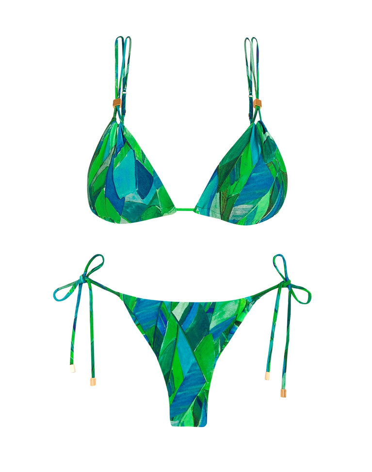 Tie Side Bottom - Tropics Cheeky / XS