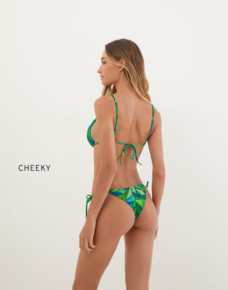 Tie Side Bottom - Tropics Cheeky / XS